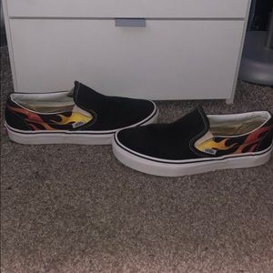 Slip on flame vans
